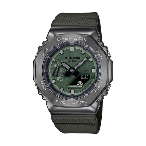 Men's Watch Casio G-Shock OAK METAL COVERED - Green (Ø 44,5 mm) (Ø 45