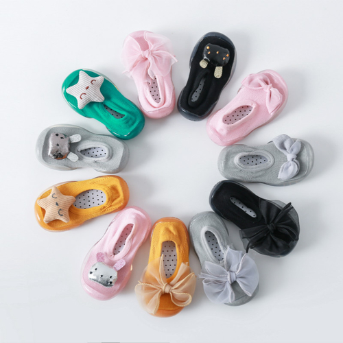 Baby Sock Shoes with Rubber Soles Infant Sock