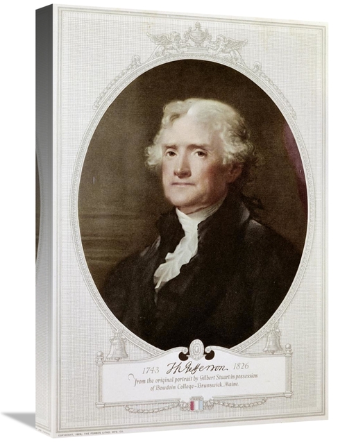 Global Gallery GCS-280163-22-142 22 in. Thomas Jefferson Art Print - G