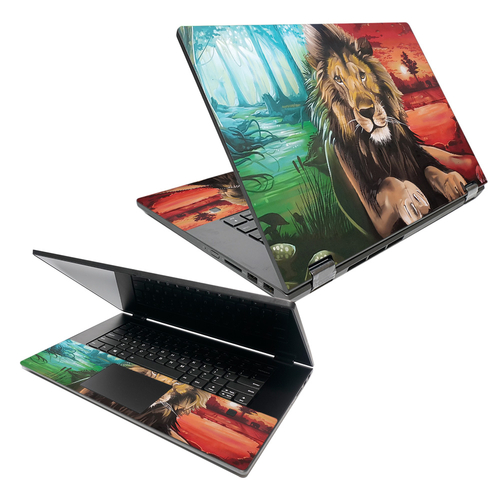 MightySkins LENIDC34015-Split Lion Skin for Lenovo IdeaPad C340 15 in.