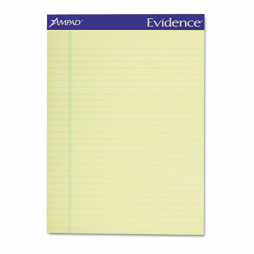 Ampad 20-270 Evidence Recycled Perf Top Pads- Lgl/Wide Rule- Ltr- Cana