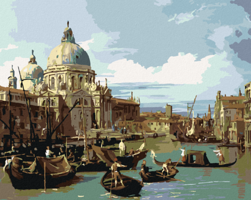 Paint by Numbers - THE ENTRANCE TO THE GRAND CANAL, VENICE (CANALETTO)