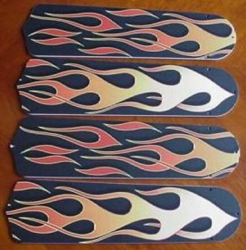 Ceiling Fan Designers 42SET-KIDS-KF Flames 42 in. Ceiling Fan Blades O