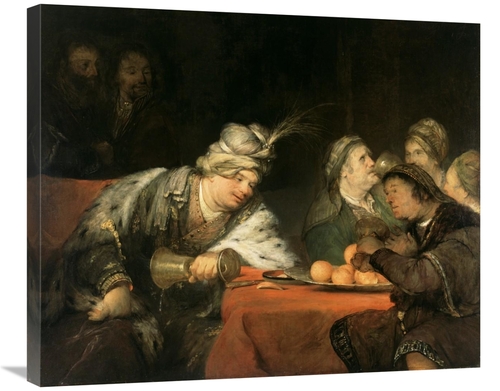 Global Gallery GCS-456163-30-142 30 in. The Banquet of Ahasuerus Art P