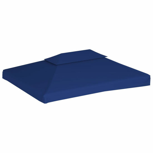 OnlineGymShop CB21128 Outdoor Gazebo Top Cover - 2-Tier Blue