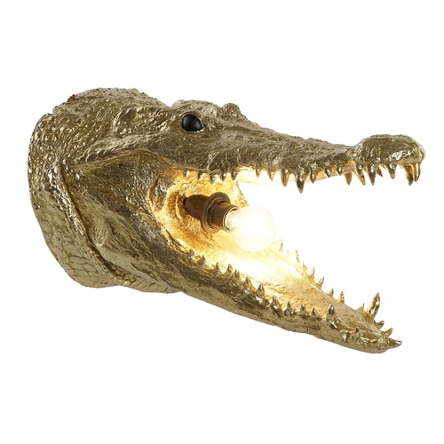 Wall Lamp DKD Home Decor Golden Resin 25 W 220 V Crocodile 27,5 x 41 x