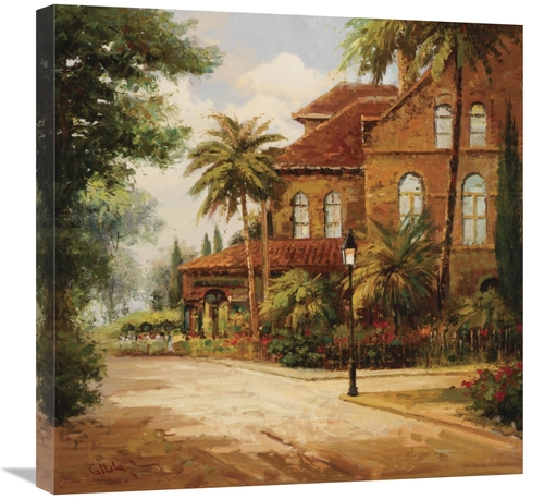 Global Gallery GCS-132500-2424-142 24 x 24 in. Hacienda De Santiago Ar