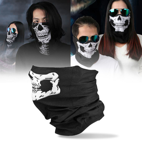 Main Motorcycle Skull Ghost Face Windproof Mask Outdoor image