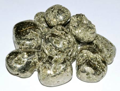 1 lb Pyrite tumbled stones