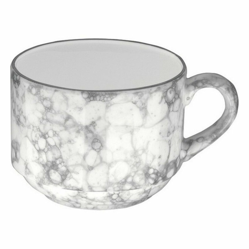 Cup Gourmet Porcelain Black/White (11 x 8,5 x 6,5 cm) (18 cl)