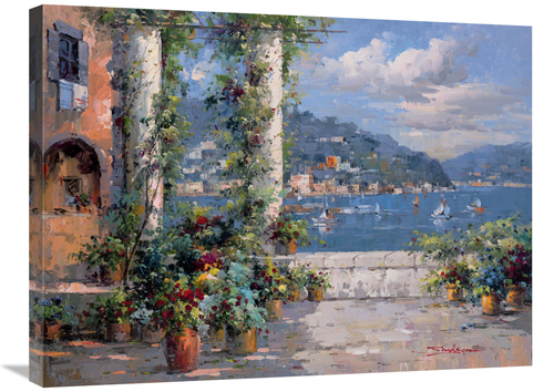 Global Gallery GCS-124200-2432-142 24 x 32 in. Hillside VIew II Art Pr