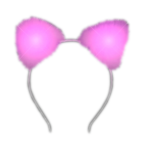 Blinkee PINKCEARS-SFT Pink LED Soft Cat Ears Headband