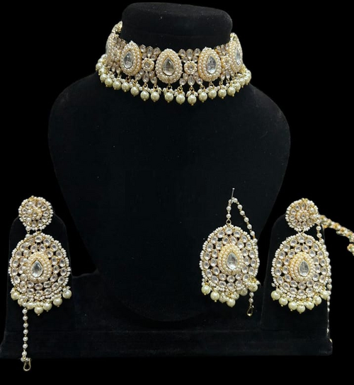 Alloy Gold-plated Yellow Jewel Set