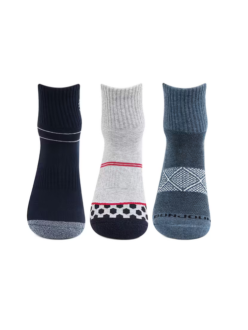 Men pack of 5 solid above ankle length sock