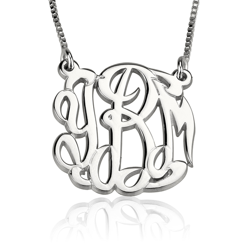 Celebrity Monogram Necklace