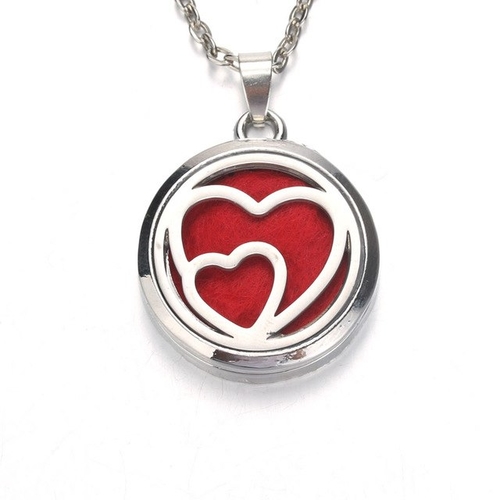 Creative Heart Aroma Diffuser Necklace Perfume