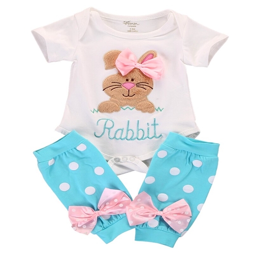 2pcs Newborn Infant Baby Kids Girl Rabbit