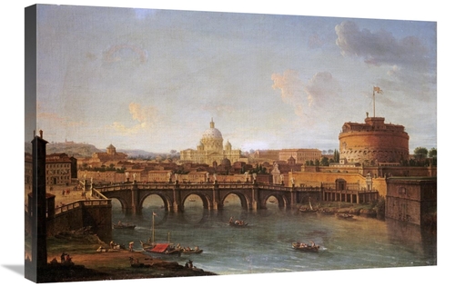 Global Gallery GCS-266638-30-142 30 in. Castel Santangelo Art Print - 