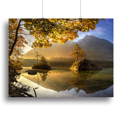 Lake Hintersee Canvas Print or Poster