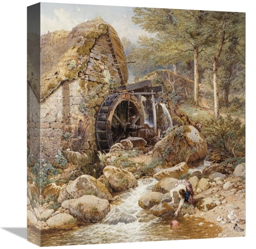 Global Gallery GCS-266335-16-142 16 in. An Old Water Mill Art Print - 