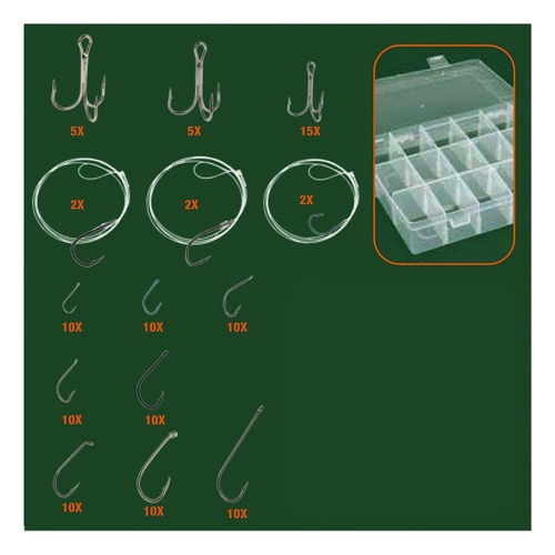 Fishing Hooks XQ Max 111 Pieces (21 x 14 x 4 cm)