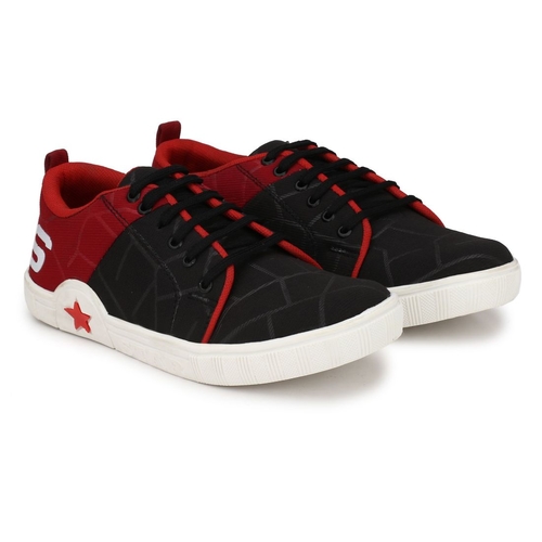 Generic Men Black,Red,White Color Canvas Material 