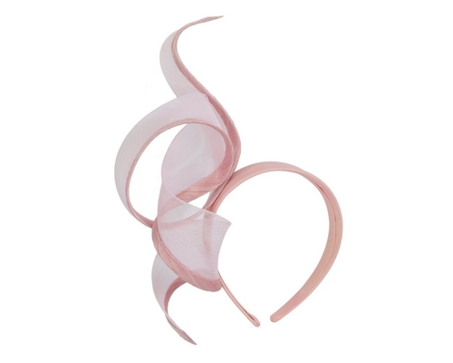 Sculptured pink racing fascinator