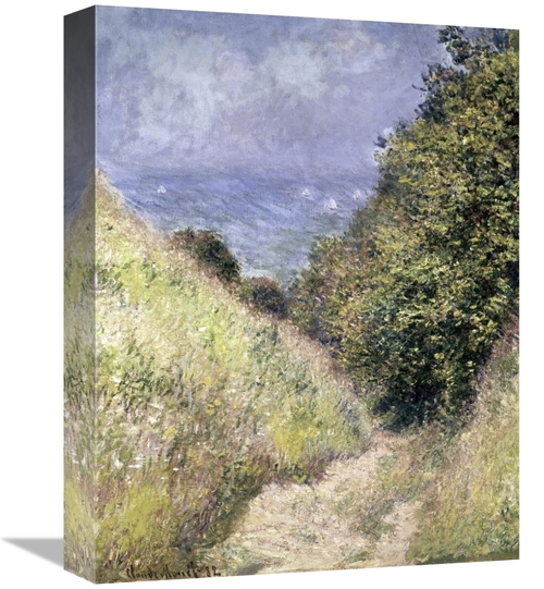 16 in. Chemin De La Cavee, Pourville Art Print - Claude Monet