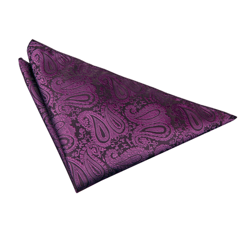 Paisley Handkerchief - Purple