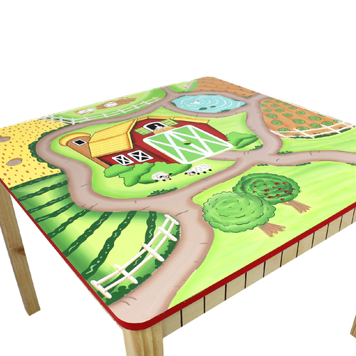 Fantasy Fields Kids Farm Wooden Table Furniture