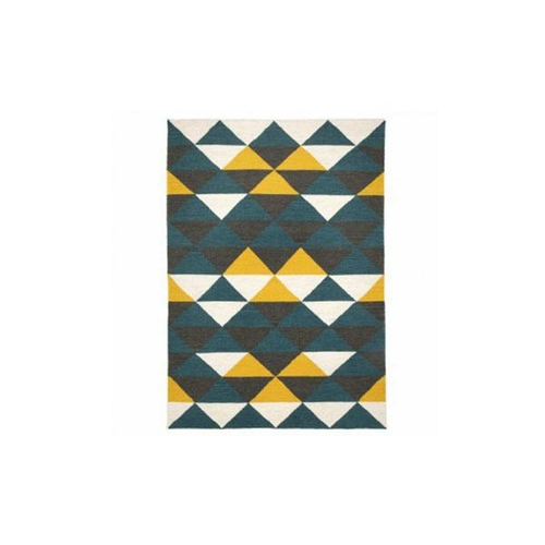 Beni Petrol Wool Rug