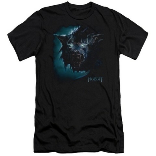Trevco The Hobbit-Warg Short Sleeve Adult 30-1 Tee- Black - Medium