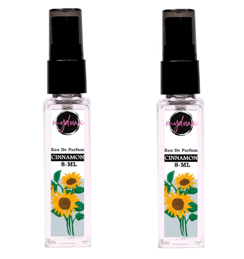 MYDOUX Cinnamon Eau De Parfum Premium Long Lasting PACK OF 2