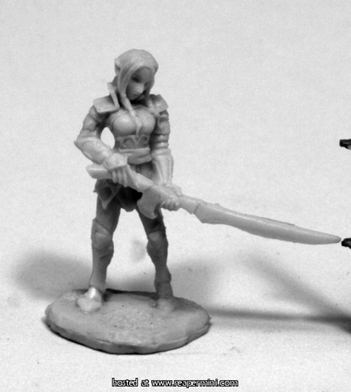 Reaper Miniatures REM77409 25mm Scale Fiara, Elf Heroine - Werner 