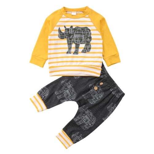 Toddler Baby Boys Top T shirt+Harem Pant Tacksuit