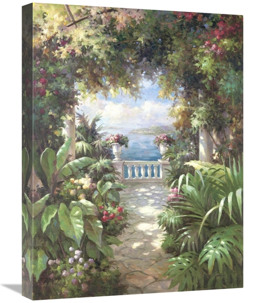 Global Gallery GCS-113738-1824-142 18 x 24 in. Terrace Retreat Art Pri