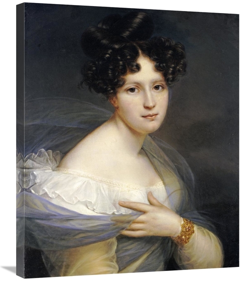 Global Gallery GCS-266670-30-142 30 in. Portrait of a Lady Art Print -