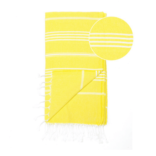 Beach Spa Turkish Hammam Towel Sultan Yellow