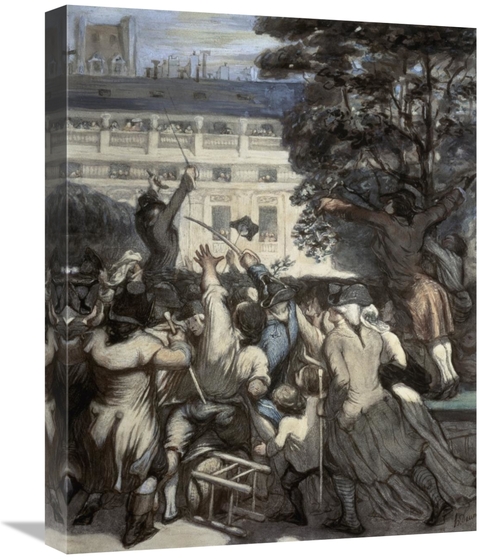 Global Gallery GCS-277265-22-142 22 in. Camille Moulin at the Royal Pa