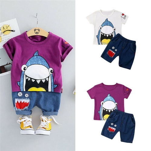 Novelty Summer Kids Baby Boy's Clothing Sets