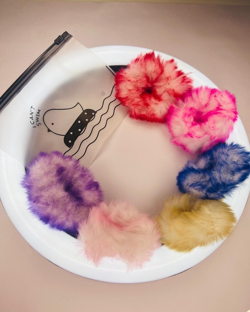 Hair Tie Stylish Hair Band Scrunchies/Women/Girl (6 Pieces)