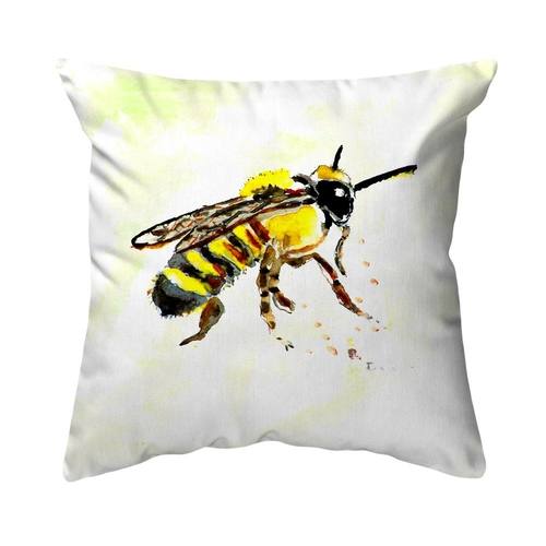 Betsy Drake NC731B 18 x 18 in. Bee No Cord Pillow