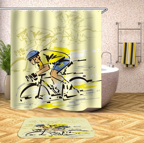 Le Tour de France Shower Curtain