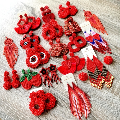 Valentine's Day Earring Bohemian Fashion Irregular Fringed Earrings