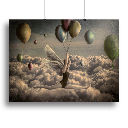 Go with the flow Canvas Print or Poster