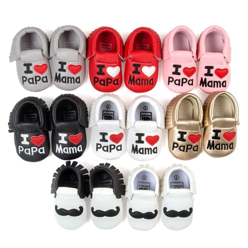 Romirus New brand Pu leather baby moccasins shoes