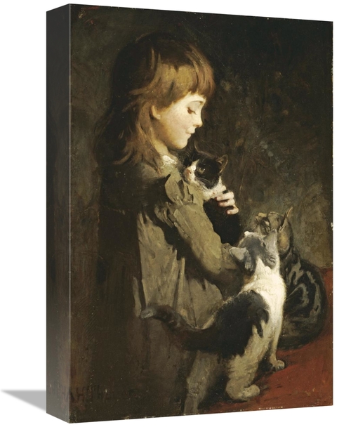 16 in. The Favorite Kitten Art Print - Abbott Handerson Thayer