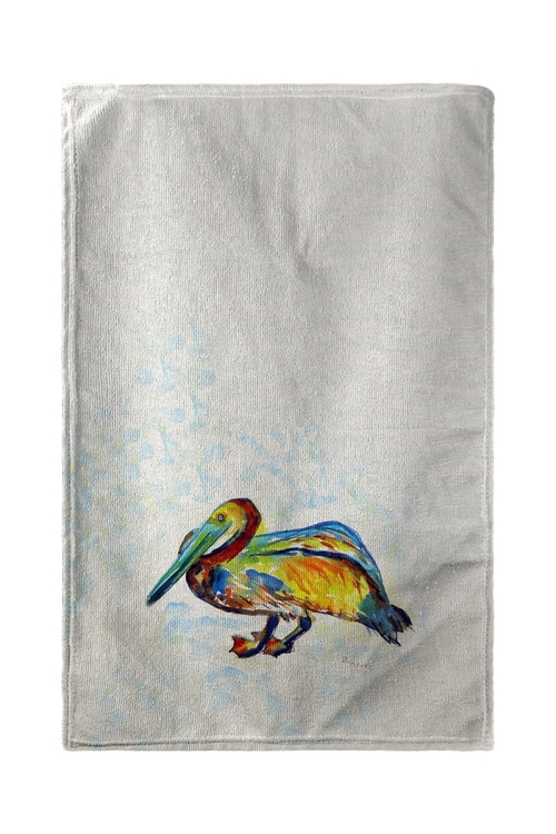 Betsy Drake BT984A Gertrude Pelican Beach Towel - 30 x 50 in.