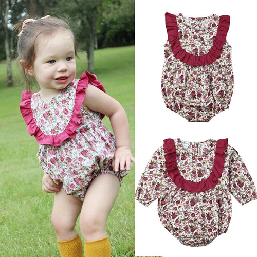 2019 New Cute Infant Kids Baby Girls Floral