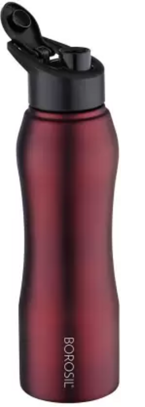 Grip N Sip Single Wall Bottle 1000 ml Bottle  (Pack of 1, Maroon,